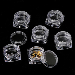 Boîte de rangement carrée pour décoration d'ongles, échantillons de bijoux, crème cosmétique, organisateur de salon de manucure, support d'outils - Product Image 5