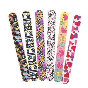 Custom logo Printing Sandpaper Nail File