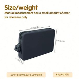Silicone Mini File Package With Zipper Closure <b>Wrist</b> <b>Strap</b> Eco-Friendly High Quality Portable Water Resistant & Durable - Product Image 3