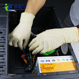 Wholesale disposable 12-inch latex gloves, thickened and extended latex gloves for <b>dust</b>-free, <b>powder</b>-free, and clean production - Product Image 1