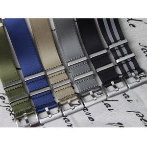 สายนาฬิกาไนลอนแบบผ้า ขนาด 20/22 มม. สายนาฬิกาคุณภาพสูง ไนลอนหรูหรา แฟชั่นใหม่ สายรัดข้อมือแฟชั่น - Product Image 4