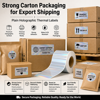 Étiquettes pour film alimentaire, étiquettes adhésives, emballage holographique, taille personnalisée, en vrac, OEM, rouleau, usine, étiquettes thermiques holographiques