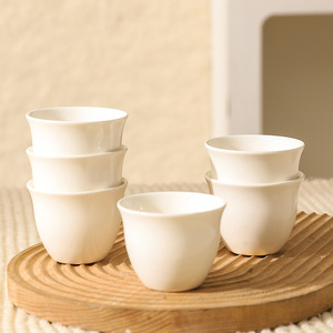 Cross-border wholesale of high-quality, solid-color ceramic <b>tea</b> <b>cups</b>, Kung Fu <b>tea</b> <b>sets</b>, household high-temperature resistant - Product Image 1