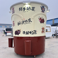 Kiosque à café personnalisé au design moderne remorque pour hot-dogs à la crème glacée traiteur alimentaire en acier inoxydable avec équipement complet