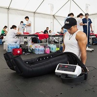 Appareil de thérapie par compression d'air à 12 chambres VU-IPC12 avec bottes de massage par compression pour la récupération et le bien-être des jambes