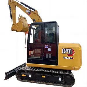 Sıcak satış kullanılan kedi ekskavatör CAT305.5E2 ucuz kullanılmış ekskavatör kullanılmış ekskavatör makinesi