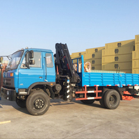 Grue montée sur camion SQ2ZK1 à flèche articulée, capacité de levage maximale de 2 tonnes, prix d'usine