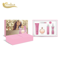 Set Hadiah Parfum Wanita Label Pribadi Logo Kustom Set Hadiah Parfum Mini Mewah OEM Grosir Kemasan Kustom