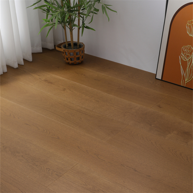 Modern Three Layer Engineered Wood Flooring Easy Click Installation in Living Room