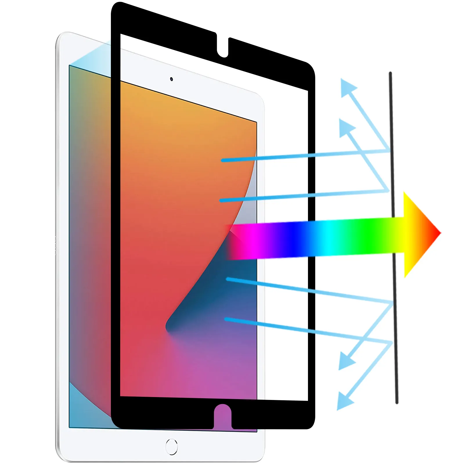 Anti protezione dello schermo della luce blu per iPad Pro schermo a 9.7 pollici