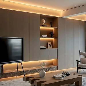 Panneau mural de décoration intérieure de style moderne, conception personnalisée, directement du fabricant, pour salon, meubles, villa personnalisée, utilisation hôtelière - Product Image 4