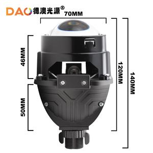 Dao <b>Led</b> <b>Headlights</b> 2.5 Inch D2S 30000 Lm 6000K 12V 50W For Retrofit Upgrade Universal Fit - Product Image 3