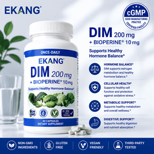 US cGMP Factory DIM Once-Daily Capsules Once Daily <b>Herbal</b> <b>Supplement</b> for Women Hormone Balance Support - Product Image 1