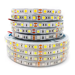5V 12V 24V SMD 5050发光二极管条形灯60LEDs/<span class=keywords><strong>m</strong></span> CE RoHS IP20 IP65防水室内外照明智能RGB发光二极管灯 - Product Image 1