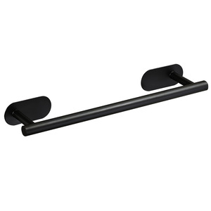 Stainless Steel Towel Bar 20mm Thick Wall Mounted Bathroom Accessory Minimalist Design - Product Image 3