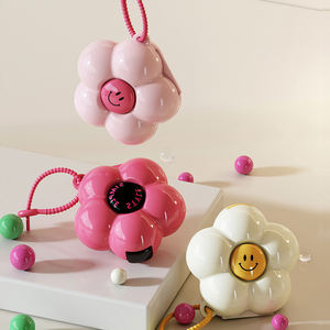 Boîte à pilules portable mini de voyage pour médicaments et vitamines, organisateur à 6 compartiments, boîte à pilules décorative en plastique, étui à pilules, pochette de sac à main - Product Image 1