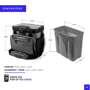 Sacs isothermes double couche de luxe au prix d'usine, 20 litres de glace souple pendant deux jours, logo personnalisé, stockage de boîtes de conserve - Product Image 5