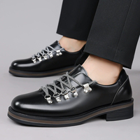 Chaussures Derby décontractées en gros du fabricant avec semelles intérieures rehaussantes invisibles Livraison rapide