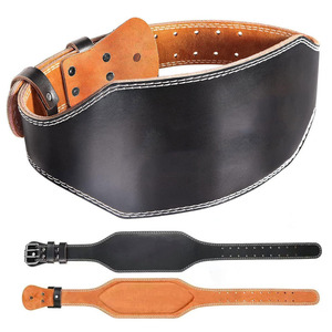 Custom Made Genuine Leather Protective Adjustable <b>Weight</b> Lifting <b>Belt</b> for Gym Wholesale Adjustable Leather Weightlifting <b>Belts</b> - Product Image 1