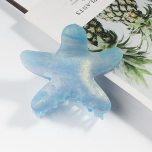 กิ๊บติดผมอะคริลิคทรงดาวไล่สีคลาสสิกขนาด 8.5 ซม. รุ่นซัมเมอร์ 2025 สำหรับเด็กผู้หญิง - Product Image 4