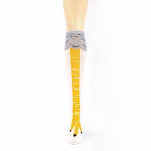Xianghui Long tricoté chaud respirant mignon drôle pieds <span class=keywords><strong>de</strong></span> <span class=keywords><strong>poulet</strong></span> <span class=keywords><strong>cuisse</strong></span> haute sport chaussettes <span class=keywords><strong>de</strong></span> Compression pour les femmes - Product Image 2
