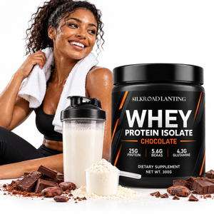 Protéine de lactosérum isolée en poudre au chocolat, marque privée, pour la récupération post-entraînement, riche en protéines (25 g par portion) - Product Image 1