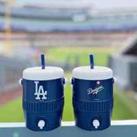 JUNVOY Gobelet isotherme en PP de 12/16 oz en forme de carafe, réutilisable et portable, pour le sport et les matchs de baseball, avec compartiment à glace rechargeable