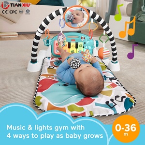 Alfombra de Juego OEM Deluxe con Piano Musical, <span class=keywords><strong>Gimnasio</strong></span> de <span class=keywords><strong>Actividades</strong></span>, Juguete Educativo Musical para Recién Nacidos de 0+ Meses, Alfombra de Juego para Bebés con 2 Sonajeros de Plástico - Product Image 2
