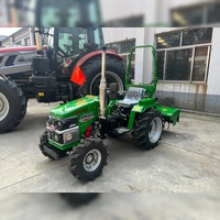 Tractor Agrícola Compacto de 14HP, Mini Tractor Pequeño para Agricultura, Pequeno Trattorino Tagliaerba