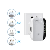 RJ45 300Mbps Repeater WLAN-Reichweitenverstärker Langstrecken-WLAN 100qm Abdeckung Netzwerk-Booster für Gebiete ohne Netzwerkabdeckung