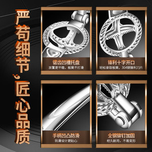 Zinc Alloy Chestnut Opener 304 Stainless Steel Ergonomic Handle Multi Purpose Nut Cracker Tool - Product Image 4