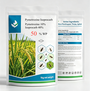 Pymetrozina 10% Isoprocarb 40% 50% WP, Pesticida Agrícola Compuesto Contra Insectos como el Planthopper del Arroz, los Tripas y los Pulgones - Product Image 1