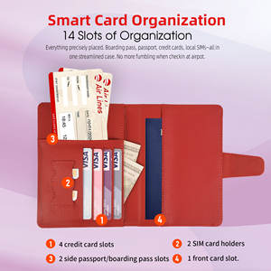 Étui de protection pour passeport, porte-passeport pour les essentiels de voyage, accessoires indispensables pour les femmes et les hommes - Product Image 3