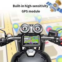 Navigateur GPS universel KLYDE avec écran tactile de 5 pouces, affichage portable pour moto, Android Auto, Apple Carplay sans fil, garantie d'un an