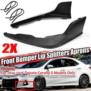 Par de protectores de parachoques delantero, difusores, faldones y alerones para Toyota Corolla S Modelos 2014-2016 - Product Image 1