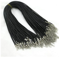 Colliers en corde tressée, cordon de cire, collier de serpent, cordon de perles, corde de fil, prolongateur de chaîne, fermoir mousqueton, collier, vente en gros