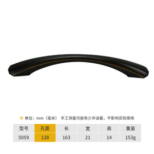 Modern Single-Hole Gold-Black Brass Pure <b>Copper</b> Cabinet <b>Door</b> Handles <b>Knobs</b> for Kitchen Bedroom Bathroom Hotel Drawers-Easy - Product Image 6