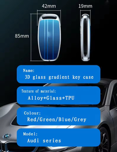 ที่ใส่กุญแจรถทำจากโลหะหรูหรา2025ทำจากซิงค์อัลลอยทนทานพร้อมอุปกรณ์เสริมสำหรับกุญแจ4สีให้เลือก - Product Image 5