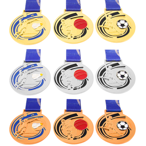 Medalla de bronce de plata y oro <span class=keywords><strong>con</strong></span> pintura de color personalizada de fábrica para baloncesto, fútbol, Carrera y correr, medalla de premio deportivo - Product Image 6