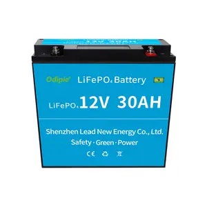 Şarj edilebilir pil V güneş sokak lambası, UPS, Troller, EV, güneş enerjisi depolama sistemi için 12V 30Ah lityum LiFePO4 Akku 12.8 paketi