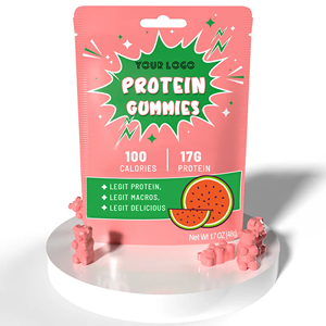 Nhãn Hiệu Riêng Protein Gummies Tùy Chỉnh Màu Sắc Giúp Xây Dựng Cơ Bắp Cung Cấp Năng Lượng Thể Thao Năng Lượng Tăng Pre Tập Luyện Bổ Sung - Product Image 1