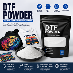 Polvo DTF, <span class=keywords><strong>Precio</strong></span> del Polvo de TPU, 1 kg, 2 kg, 5 kg, Un Kilogramo, Polvo Adhesivo de TPU Esponjoso, Pegamento Termofusible para Transferencia de Calor en Horno, para Camisetas - Product Image 1