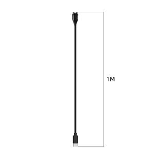 Câble de charge rapide pour <span class=keywords><strong>montre</strong></span> intelligente Eraysun <span class=keywords><strong>Garmin</strong></span> Vivosmart 5/Fenix7/TACTIX7 Type-C, 1 mètre, noir - Product Image 5