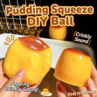 En gros, Jouet Squishy en blocs de construction croustillants, Boule à presser en argile, Croustillant, ASMR, Sensoriel, Anti-stress, Fidget, Fait main, Plastique