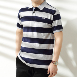 Nouveau design, haute qualité, 100% coton, polo rayé pour <span class=keywords><strong>homme</strong></span>, <span class=keywords><strong>taille</strong></span> plus jusqu'à <span class=keywords><strong>6XL</strong></span>, t-shirt promotionnel en stock, t-shirts pour <span class=keywords><strong>homme</strong></span> - Product Image 2