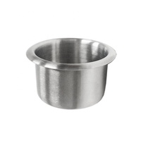 Porte-gobelets en acier inoxydable, Inserts pour table de Poker, canapé, voitures, excellente qualité