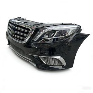 Nariz Delantera Completa Usada para <span class=keywords><strong>Mercedes</strong></span> Benz <span class=keywords><strong>Clase</strong></span> <span class=keywords><strong>S</strong></span> W222 S65 <span class=keywords><strong>AMG</strong></span> 2014-2017 OE #   A2228802447 con Faros Delanteros y Ventilador del Radiador - Product Image 1