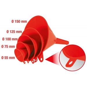 KS TOOLS-150,9240 Juego de embudos Ø 55-150mm (5 uds)-CARGA DE BATERÍA EAN 4042146512333 - Product Image 3