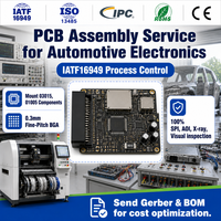 Assemblage de circuits imprimés électroniques automobiles, fabrication d'ECU ADAS et de cartes de contrôle de carrosserie, SMT et DIP personnalisés, IATF16949