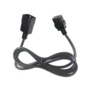 C19 to C20 Extension Lead Socket Electrical Male Female Ac Plug C19 C20 Power Cord Extension Cable